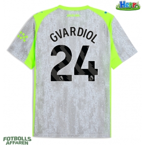 Manchester City Josko Gvardiol #24 Tredje Tröja 2025-26 Kortärmad